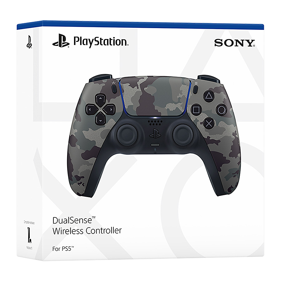 Sony DualSense Wireless Controller For PlayStation 5 | Gray Camouflage Sony DualSense Wireless Controller For PlayStation 5 | Gray Camouflage